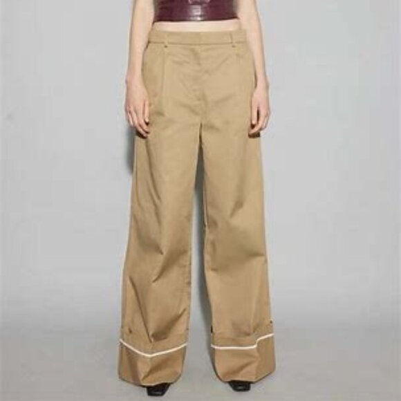NWT Oval Square Riots Wide Pants Trousers Size S (28"-30") Original $226 - Picture 1 of 16